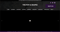 Desktop Screenshot of foxandgrapeswimbledon.co.uk